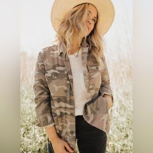 NWOT Carly Jean Los Angeles River Utility Jacket